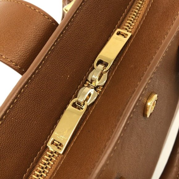 Saint Laurent Paris Baby Cabas 568853 Brown Leather - Handbag - Picture 2 of 10